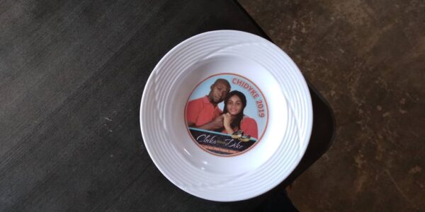 9" Striped Plate