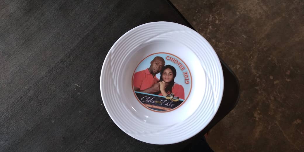 9" Striped Plate