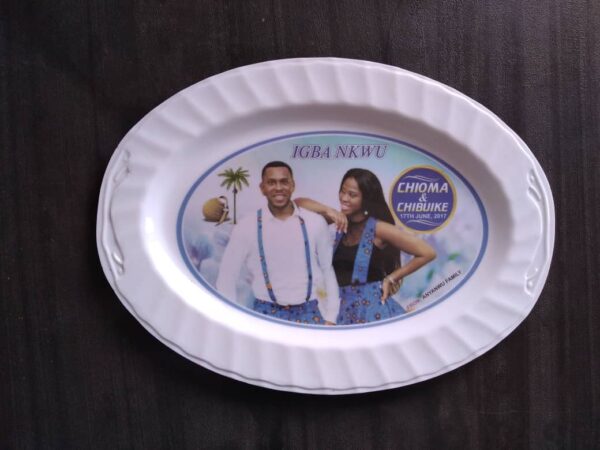 14" Waven Oval Tray