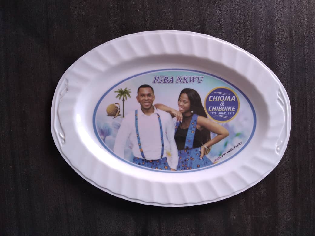14" Waven Oval Tray